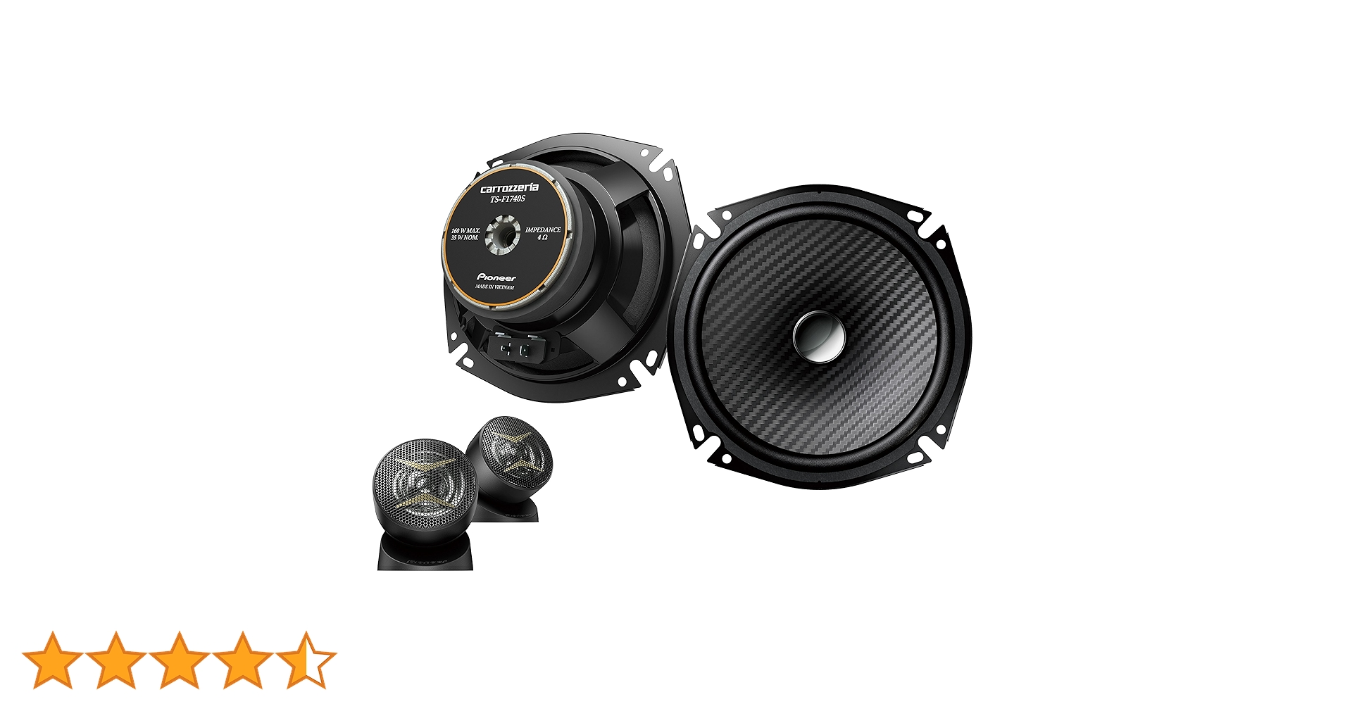カロッツェリア TS-F1740S-2 17cmスピーカー デットニングキット付 Amazon.co.jp: Pioneer スピーカー TS-F1740S 17cm カスタム